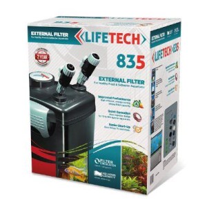 Life Tech Akvaryum Dış Filtre Siyah Kova İçi Dolu 1000 L/H - 1