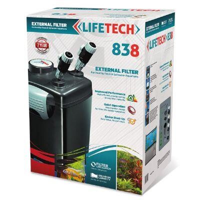 Life Tech Dış Filtre Siyah Kova İçi Dolu 1200 L/H - 1