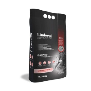 Lindocat Advanced Aktif Karbonlu Ekstra Topaklanan Bentonit Kedi Kumu 10 Lt - Lindocat