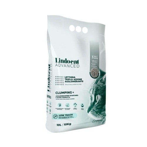 Lindocat Advanced Pati İzi Bırakmayan Ekstra Topaklanan Bentonit Kedi Kumu 10 Lt - 1