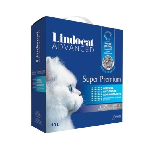 Lindocat Advanced Super Premium Extra Güçlü Topaklanan Kokusuz Kedi Kumu 10 Lt - 1