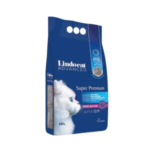 Lindocat Advanced Super Premium Extra Güçlü Topaklanan Kokusuz Kedi Kumu 10 Lt - Lindocat