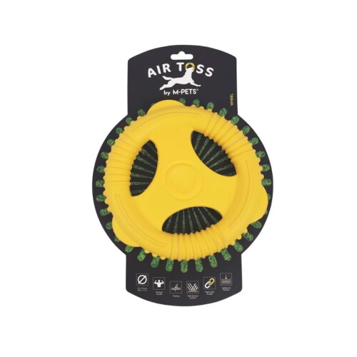 M-Pets Air Toss Whell Suda Yüzen Sarı Köpek Oyuncağı - 1