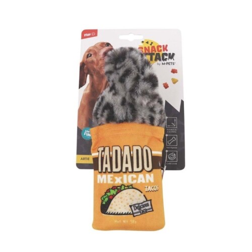 M-Pets Artie Snack Attack Ödül Hazneli Peluş Köpek Oyuncağı - 1