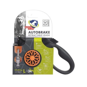 M-Pets Autobreake Turuncu Otomatik Şerit Köpek Gezdirme Tasması 4 Mt L - M-Pets