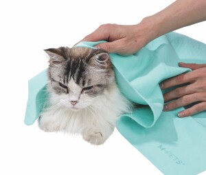 M-Pets Bathtime Kedi ve Köpekler İçin Hızlı Kuruyan Havlu - 4