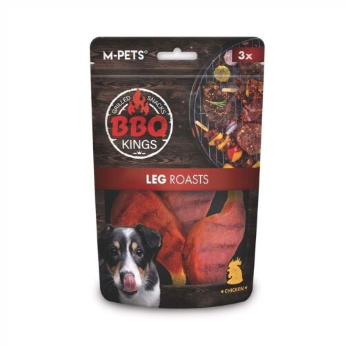 M-Pets BBQ Kings Leg Roasts Tavuklu Köpek Ödül Maması 70 Gr - 1