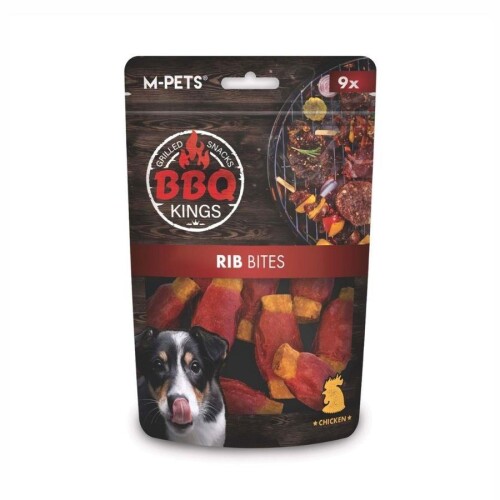 M-Pets BBQ Kings Rib Bites Tavuklu Köpek Ödül Maması 115 Gr - 1