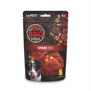 M-Pets BBQ Kings Spare Ribs Tavuklu Köpek Ödül Maması 85 gr - M-Pets