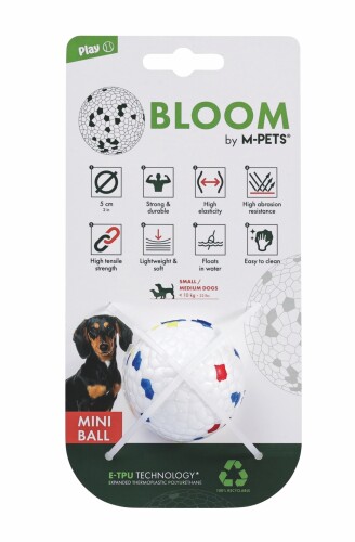 M-Pets Bloom Mini Parçalanmaz Köpek Oyun Topu - 1