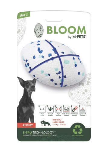 M-Pets Bloom Parçalanmaz Rugby Köpek Oyun Topu - 2
