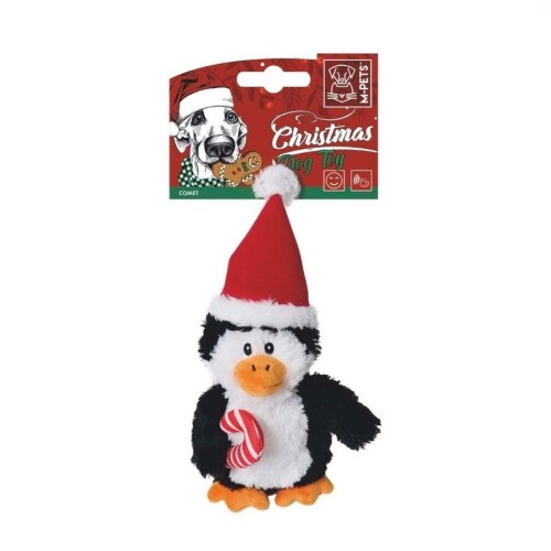 M-Pets Christmas Comet Peluş Penguen Köpek Oyuncağı 20 cm - 1