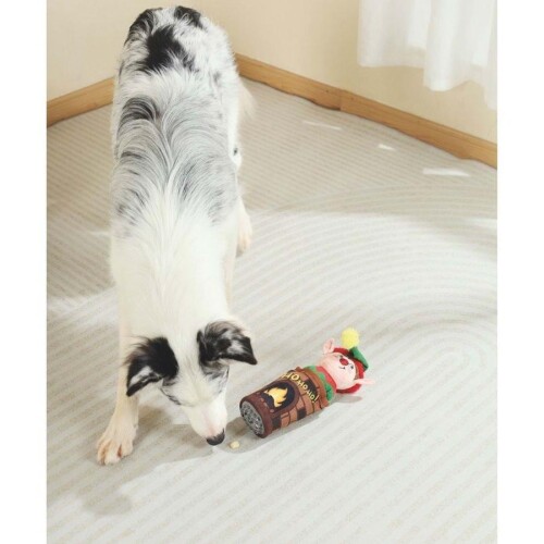 M-Pets Christmas Elf Ödül Hazneli Peluş Köpek Oyuncağı - 3