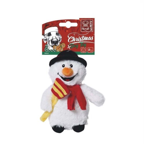 M-Pets Christmas Holly Peluş Köpek Oyuncağı 20 cm - 1