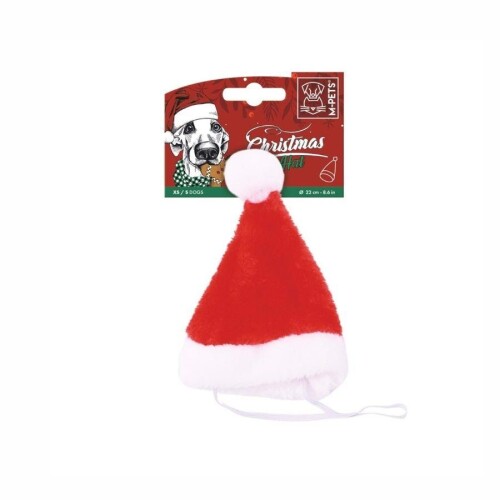 M-Pets Christmas Köpek Şapkası Kırmızı XS-S - 1