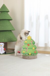 M-Pets Christmas Noel Ağacı Kedi Tırmalama Kartonu - 5