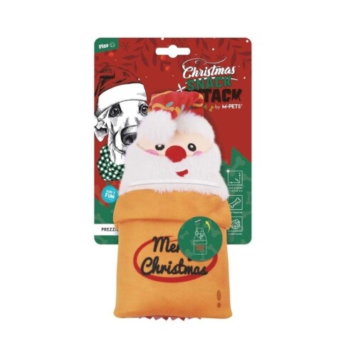 M-Pets Christmas Prezzie Ödül Hazneli Peluş Köpek Oyuncağı - 1