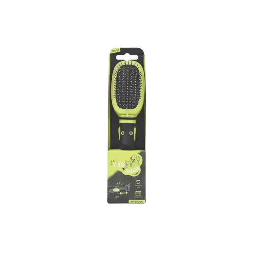 M-Pets Clıck And Groom Kedi ve Köpekler İçin Masaj Uclu Fırça - 1
