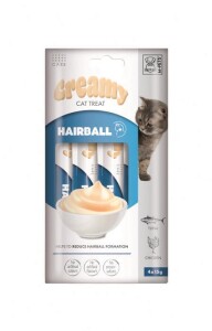 M-Pets Creamy Hairball Tavuklu ve Tuna Balıklı Kedi Ödülü 4x15 Gr - M-Pets