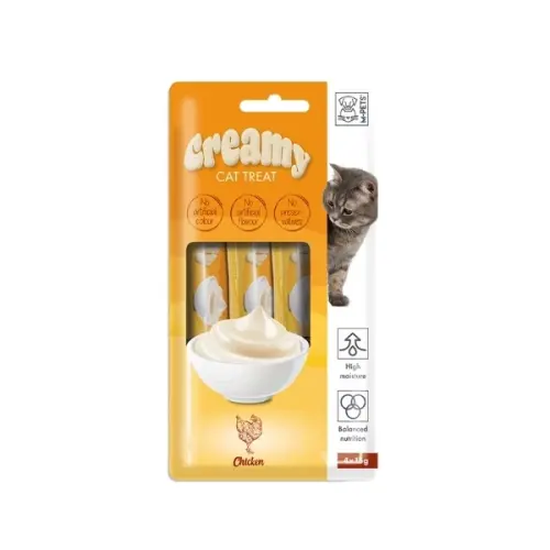 M-Pets Creamy Tavuklu Krema Kedi Ödül Maması 4x15 Gr - 1