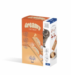M-Pets Creamy Yengeçli Krema Kedi Ödül Maması 25x15 Gr - M-Pets