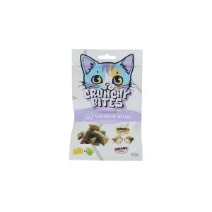 M-Pets Crunchy Bites Calmıng Relıef Sakinleştirici Destek Sunan Kedi Ödülü 60 Gr - M-Pets