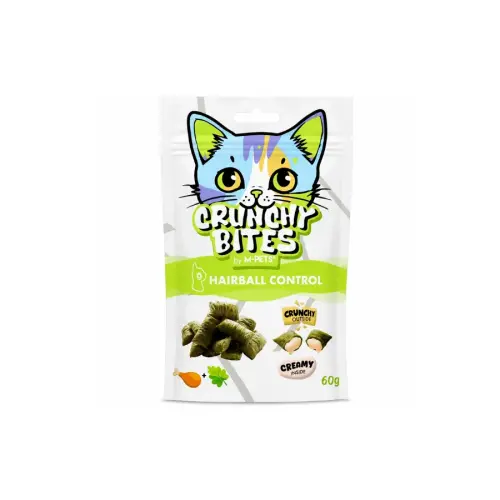 M-Pets Crunchy Bites Haırball Control Tüy Yumağı Kontrolü Destekleyen Kedi Ödülü 60 Gr - 1