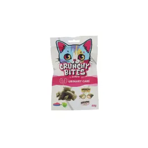 M-Pets Crunchy Bites Urinary Care Üriner Sistem Destekleyici Ton Balıklı ve Kedi Otlu Kedi Ödülü 60 Gr - M-Pets