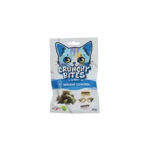 M-Pets Crunchy Bites Weight Control Kilo Kontrolünü Destekleyen Kedi Ödülü 60 Gr - M-Pets