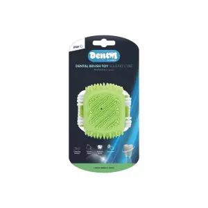 M-Pets Dental Squeaky Cube Diş Fırçalı Köpek Oyuncağı - M-Pets