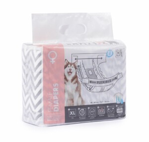 M-Pets Diapers Dişi Köpek Külotu Xl 10 Adet - M-Pets