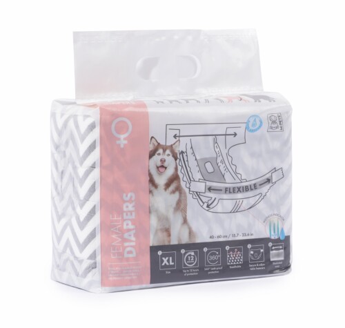 M-Pets Diapers Dişi Köpek Külotu Xl 10 Adet - 1