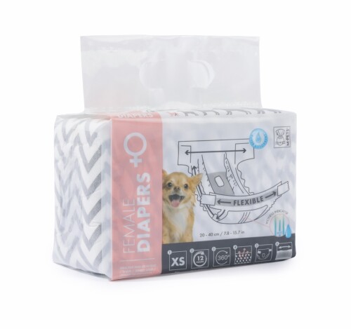 M-Pets Diapers Dişi Köpek Külotu Xs 10 Adet - 1