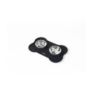 M-Pets Duet Silicone Mat Kedi ve Köpekler İçin Mama Kabı 2x200ml - M-Pets