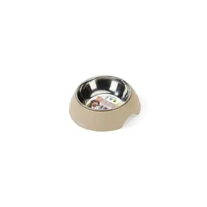 M-Pets Eco Bamboo Kedi ve Köpekler İçin Bej Mama Kabı 190 Ml - M-Pets