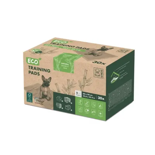 M-Pets Eco Bamboo Köpek Çiğ Eğitim Pedi 60x90 Cm 15 Adet - 1