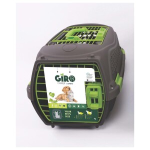 M-Pets Eco Gıro Carrıer Siyah Yeşil Kedi Köpek Taşıma Çantası M - M-Pets