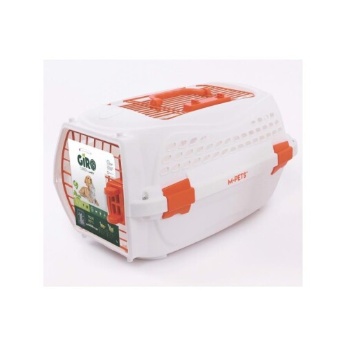 M-Pets Eco Gıro Carrıer Turuncu Beyaz Kedi Köpek Taşıma Çantası S - 1