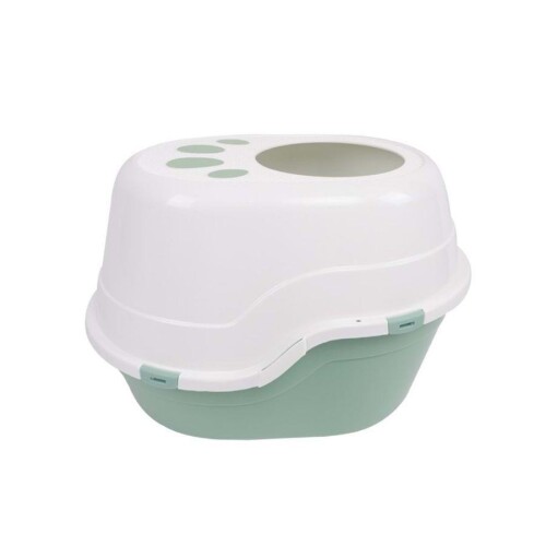 M-Pets Eco Tanta Üstten Girişli Kedi Tuvaleti 63x49x42 Cm Yeşil - 2