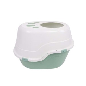 M-Pets Eco Tanta Üstten Girişli Kedi Tuvaleti 63x49x42 Cm Yeşil - 2