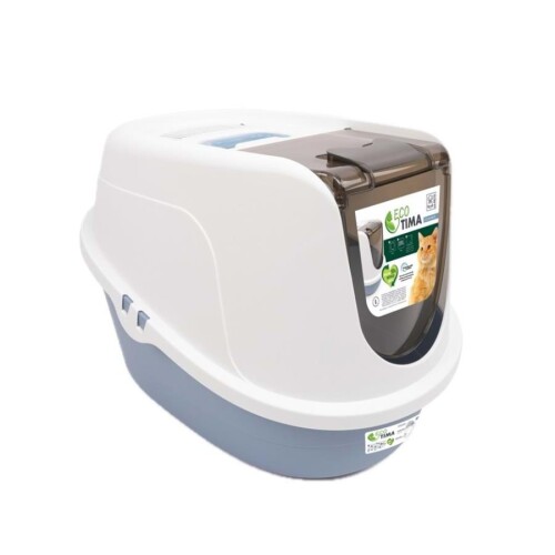 M-Pets Eco Tıma Kedi Tuvaleti Mavi L - 1