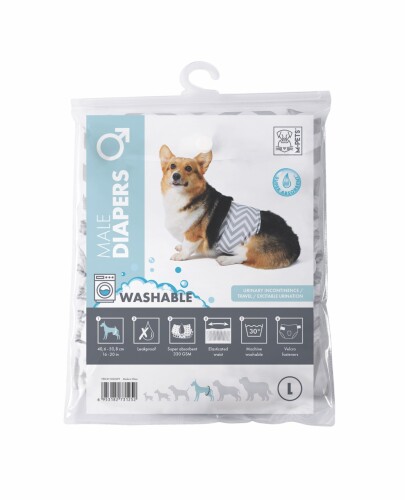 M-Pets Erkek Köpekler İçin Yıkanabilir Külot L - 1