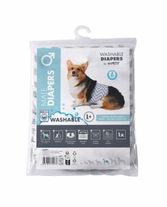 M-Pets Erkek Köpekler İçin Yıkanabilir Külot L+ - M-Pets
