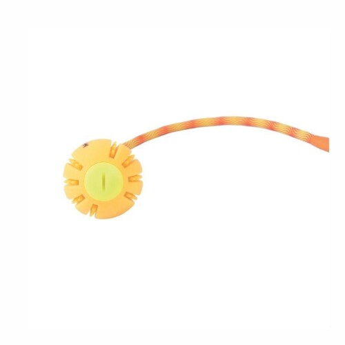 M-Pets Flash Led Işıklı Top Köpek Oyuncağı Turuncu - 4