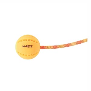 M-Pets Flash Led Işıklı Top Köpek Oyuncağı Turuncu - 3