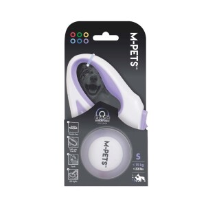 M-Pets Flash Ledli Mor Otomatik Şerit Köpek Gezdirme Tasması 3 Mt - M-Pets