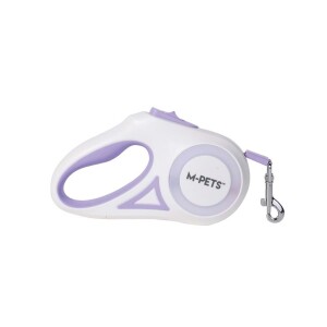 M-Pets Flash Ledli Turuncu Otomatik Şerit Köpek Gezdirme Tasması 5 Mt - M-Pets