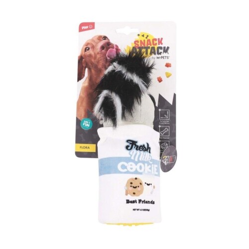 M-Pets Flora Snack Attack Ödül Hazneli Peluş Köpek Oyuncağı - 1