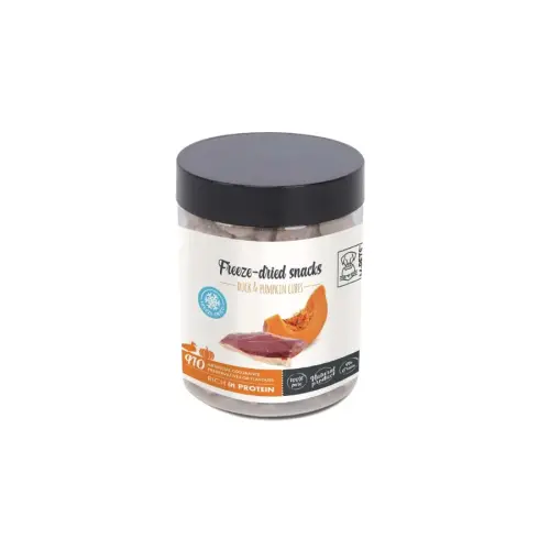 M-Pets Freeze Dried Dondurularak Kurutulmuş %100 Balkabağı ve Ördekli Küp Köpek Ödülü 35 Gr - 1