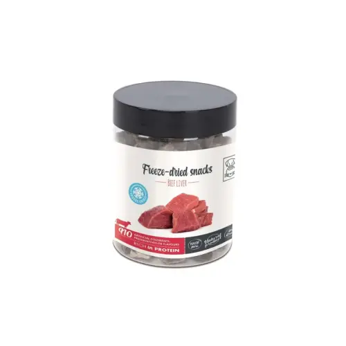 M-Pets Freeze Dried Dondurularak Kurutulmuş %100 Dana Ciğeri Köpek Ödülü 50 Gr - 1